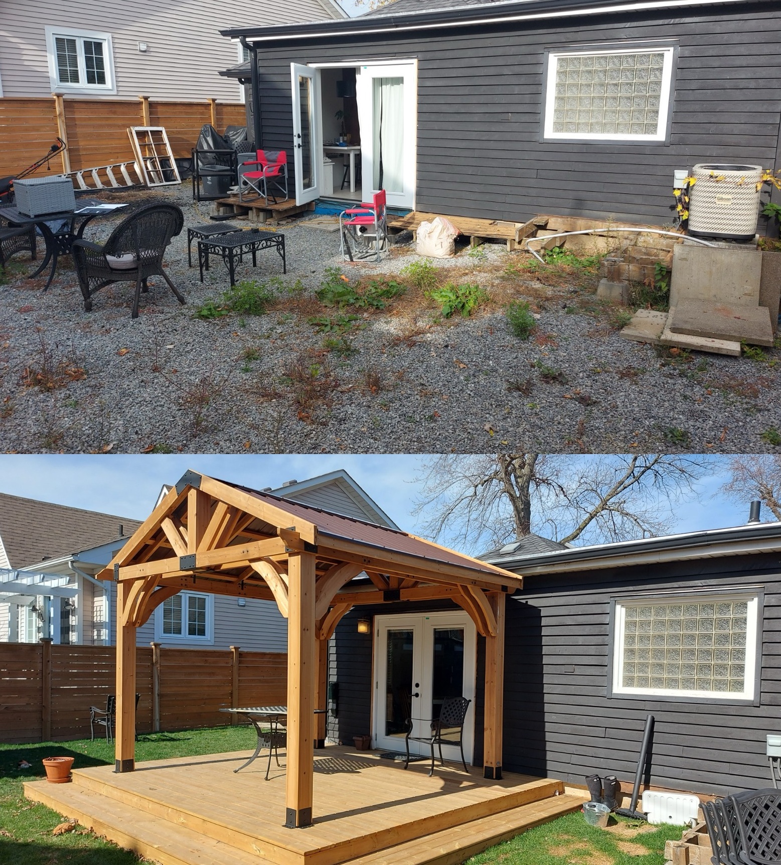 Picture of an exterior deck