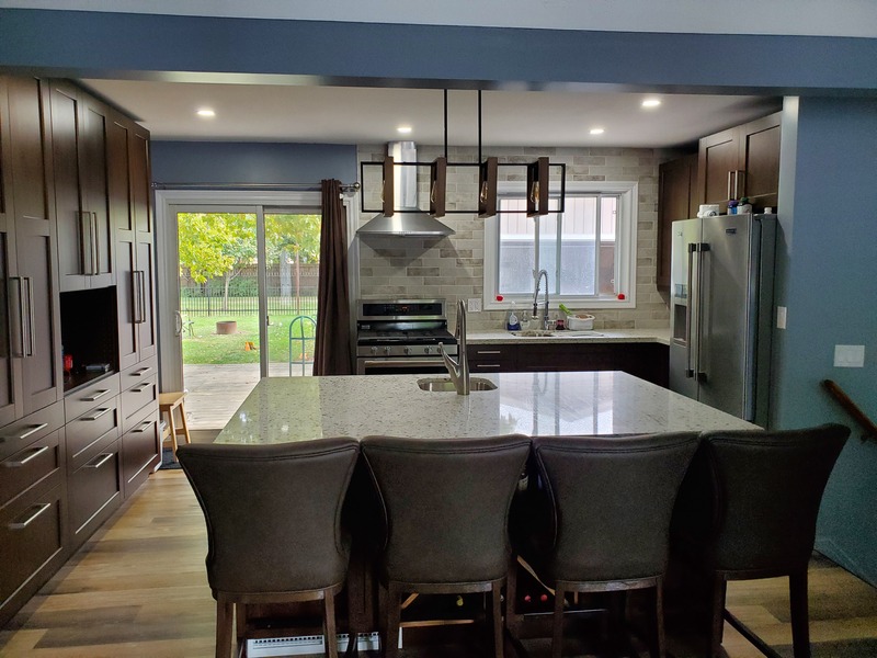 A Picture of a Kitchen Renovation in St. Catharines off of Bunting Road