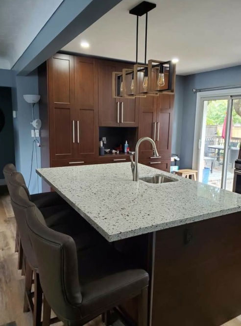 A Picture of a Kitchen Renovation in St. Catharines off of Bunting Road