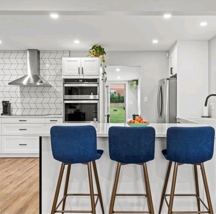 Picture of a kitchen we renovated in Merritton