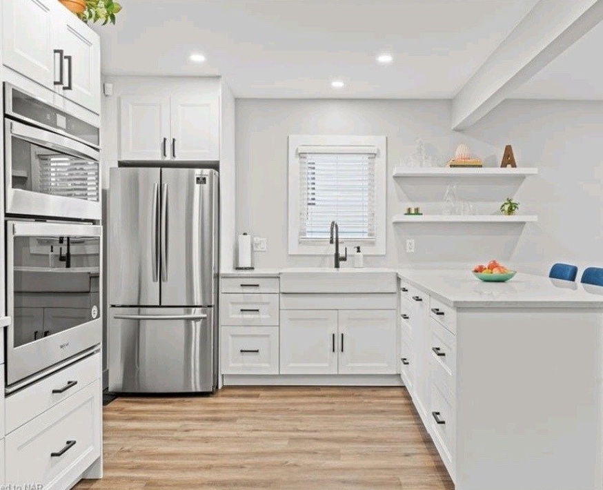 Picture of a kitchen we renovated in Merritton